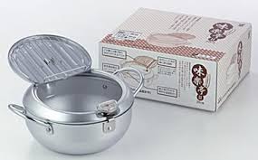 OLLA FREIDORA JAPONESA DE ACERO INOXIDABLE CON TERMÓMETRO