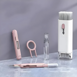 🧼 BrushPro™ – Herramienta 7 en 1 de Limpieza para Teclado, Pantalla y Audífonos