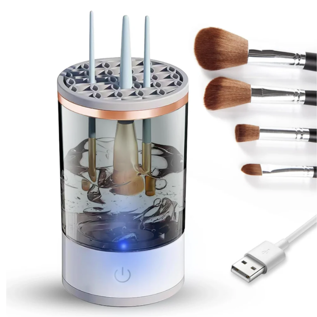 💎✨ Limpiador de Cepillos de Maquillaje Eléctrico Brushly Pro