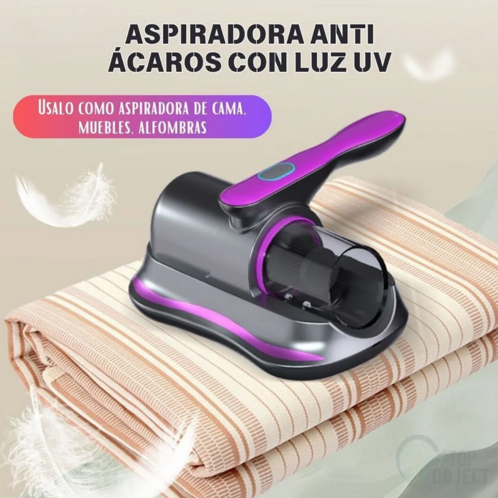🌀✨ Aspiradora Inalámbrica de Mano Anti Ácaros con Luz UV