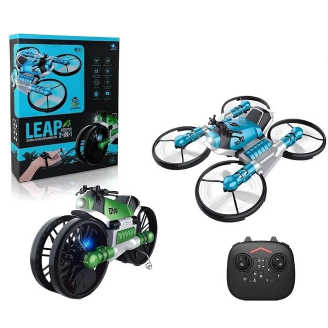 🏍🚁 Moto Drone Convertible – Tender (2 en 1)