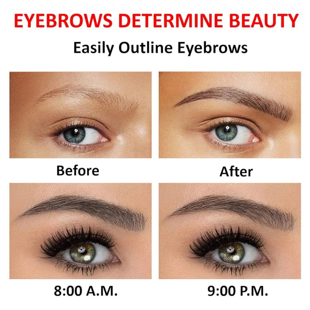 ✨ Delineador de Cejas 4 Puntas Tinta Sem – #05 Black