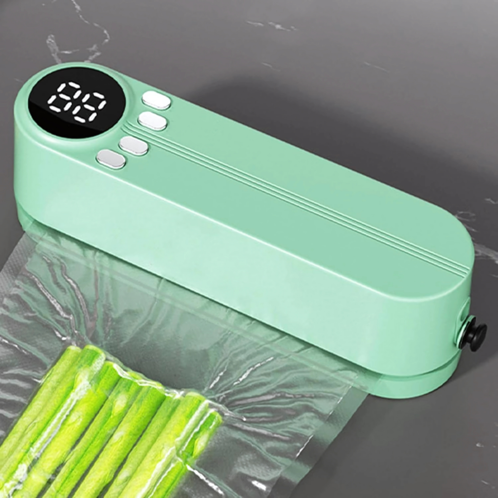 🥩 Máquina Selladora al Vacío Automática con Cortador – 90Kpa