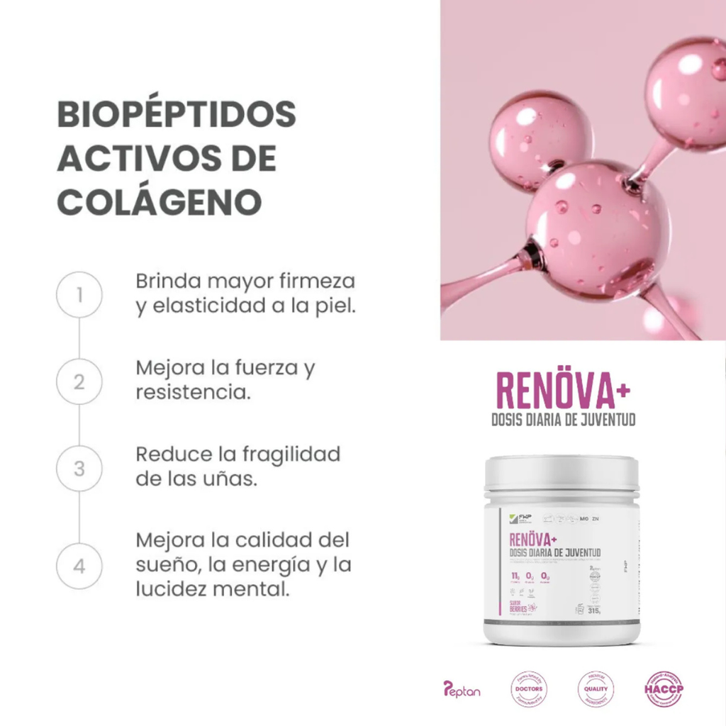 🍇🫐 Renova+: Colágeno Doblemente Hidrolizado Premium
