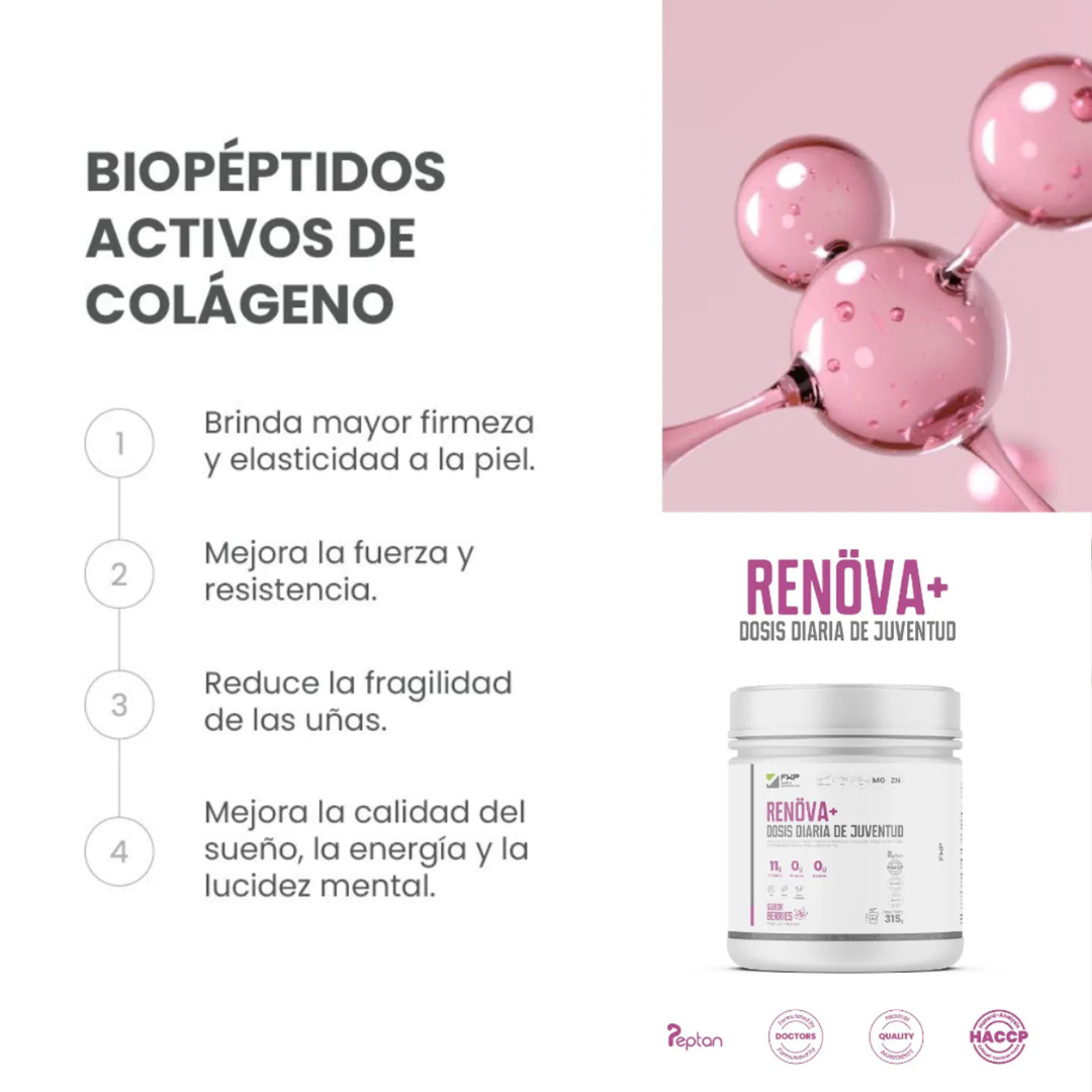 🍇🫐 Renova+: Colágeno Doblemente Hidrolizado Premium