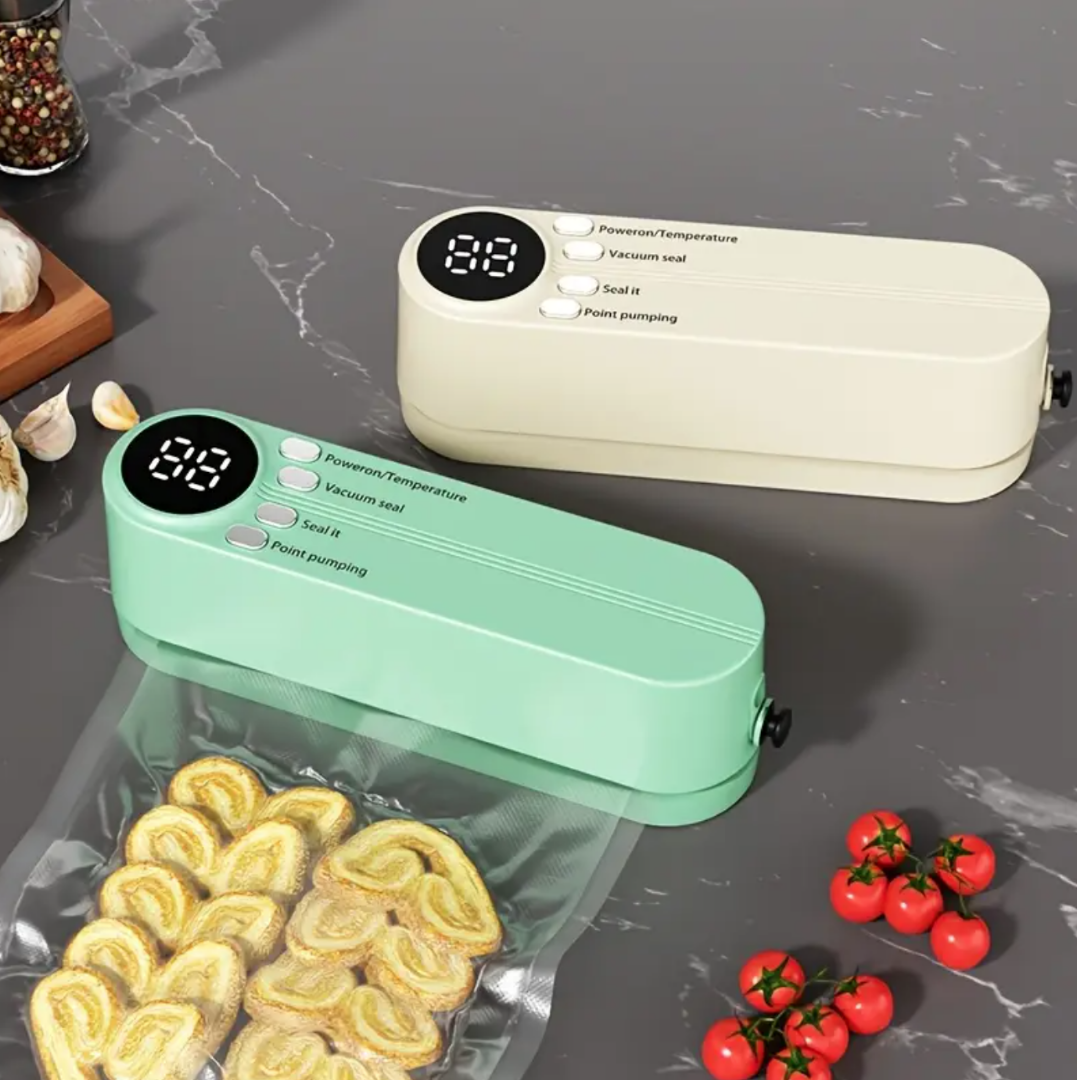 🥩 Máquina Selladora al Vacío Automática con Cortador – 90Kpa