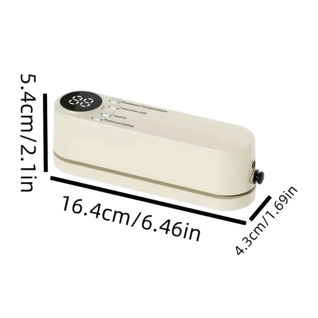 🥩 Máquina Selladora al Vacío Automática con Cortador – 90Kpa