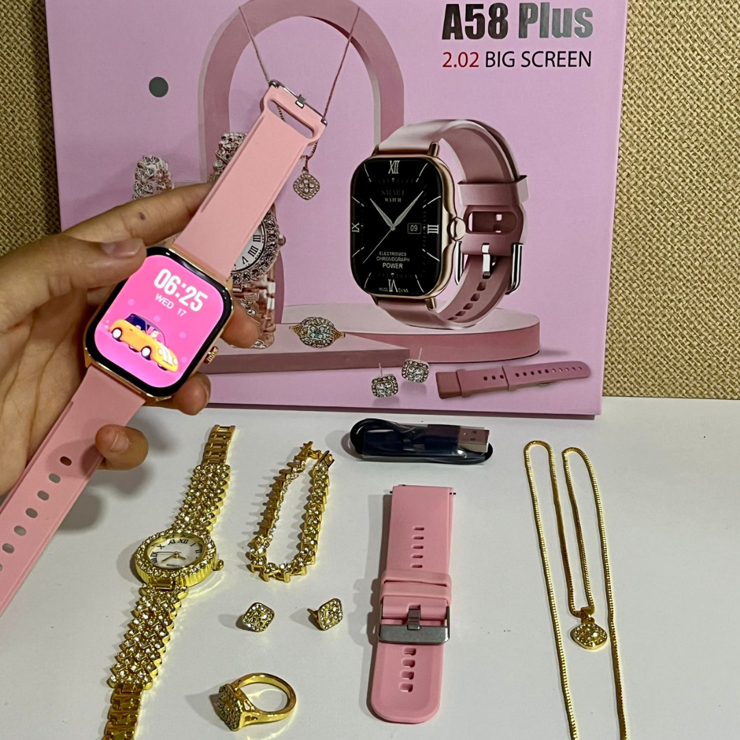 ⌚✨ A58 Plus – Reloj Inteligente 7 en 1 ✨⌚