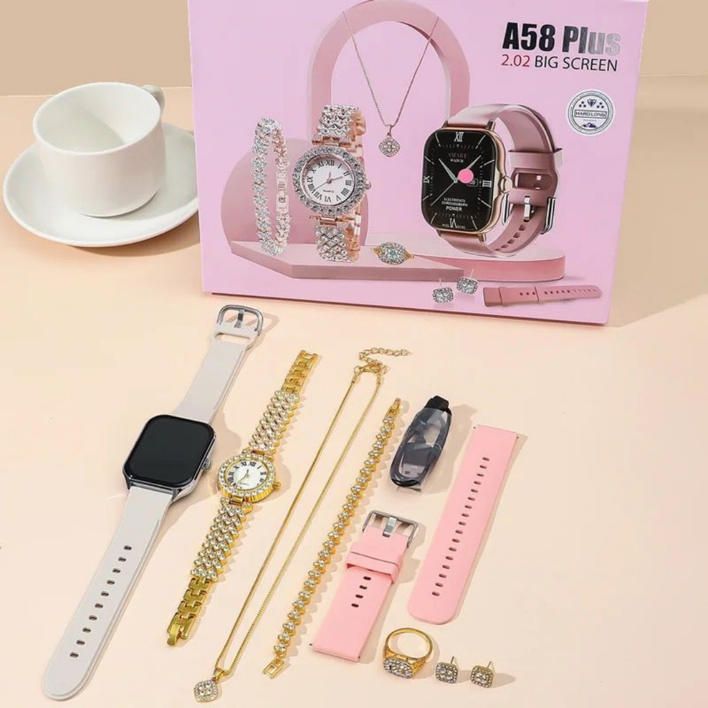 ⌚✨ A58 Plus – Reloj Inteligente 7 en 1 ✨⌚