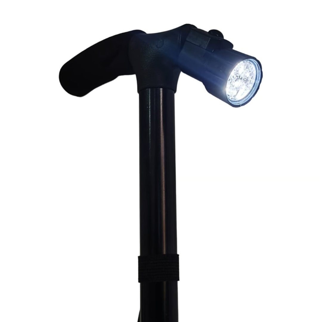🌟 Bastón Plegable con Luz LED