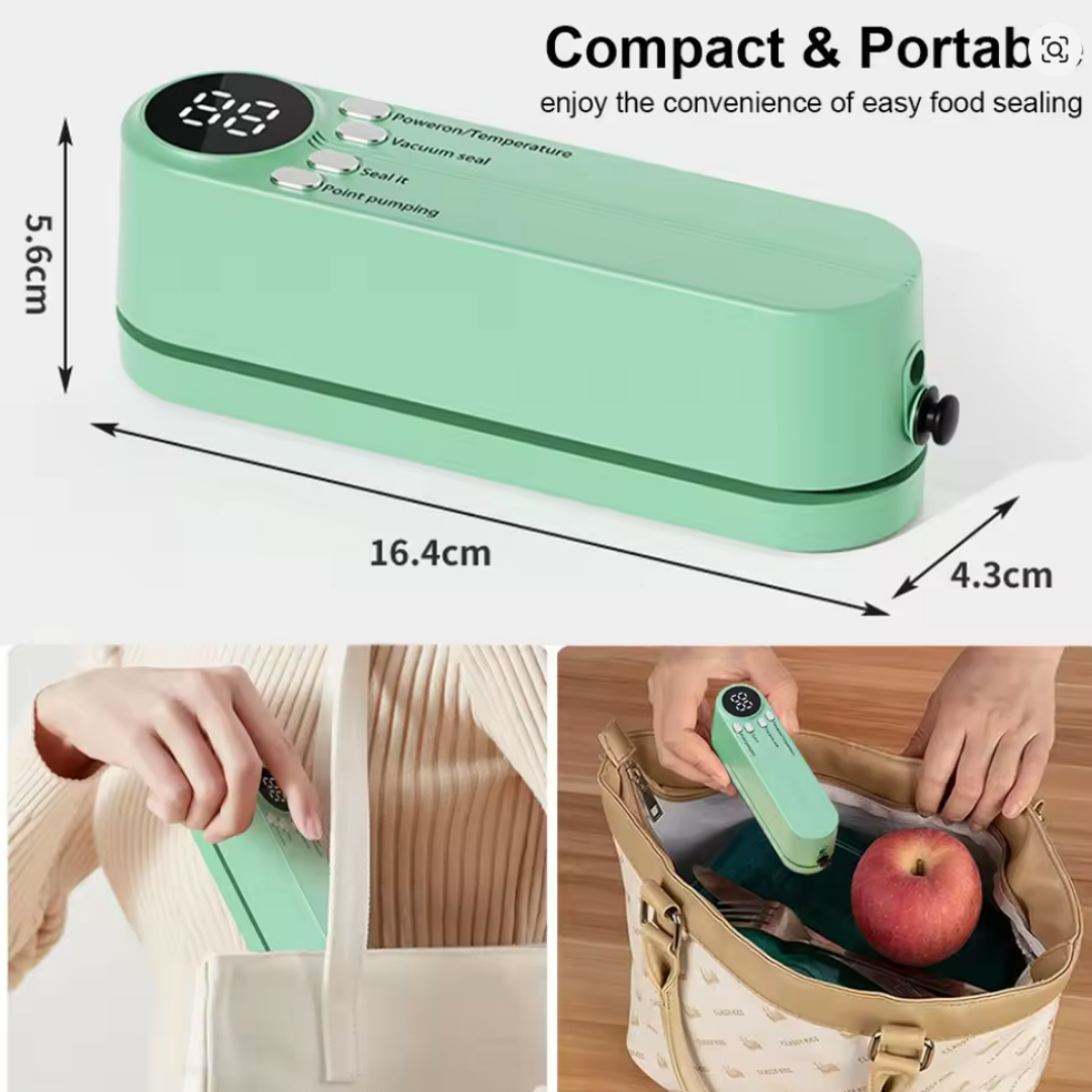 🥩 Máquina Selladora al Vacío Automática con Cortador – 90Kpa