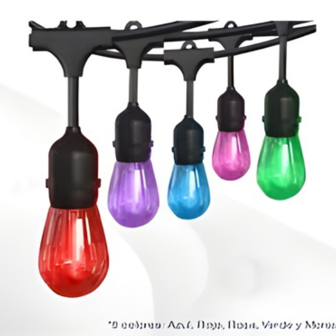 GUIRNALDA NAVIDEÑA DE 10 FOCOS MULTICOLOR