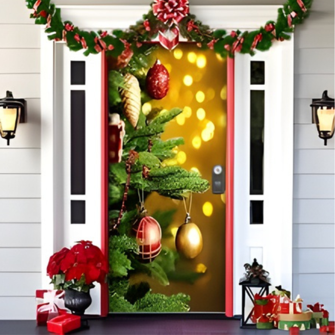 FUNDAS NAVIDEÑAS PARA PUERTAS.