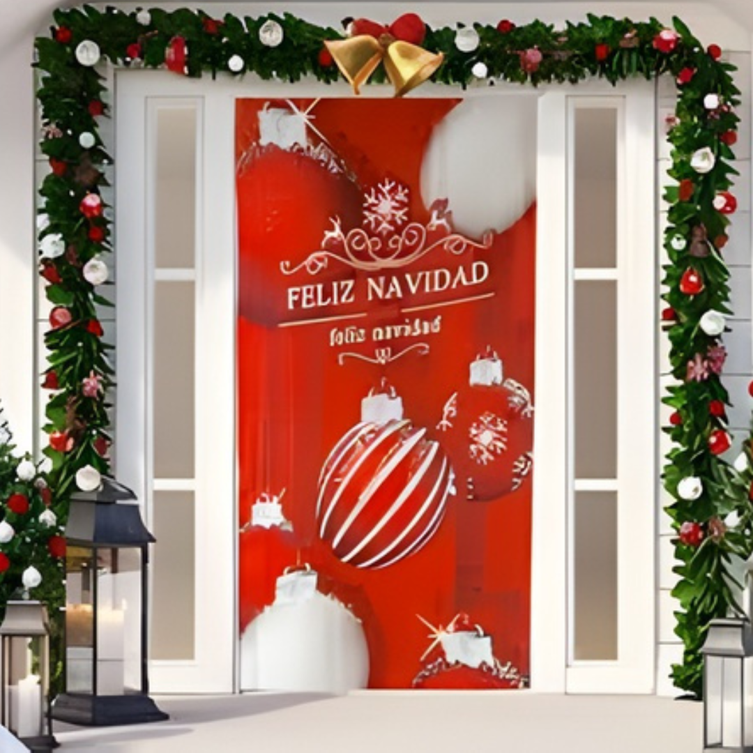 FUNDAS NAVIDEÑAS PARA PUERTAS.