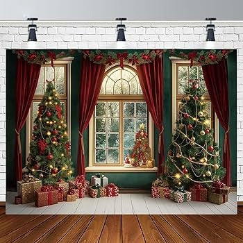 TELON NAVIDEÑO O FONDO PARA PARED