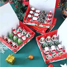 SET DE 12 VELAS DECORATIVAS NAVIDEÑAS