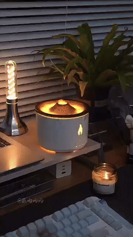 HUMIDIFICADOR EN FORMA DE VOLCAN